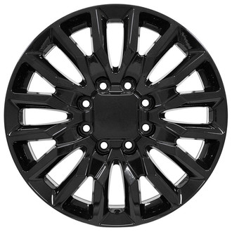 OE Wheels® - 5-Spoke Gloss Black 22x8.5 Alloy Factory Wheel - Replica