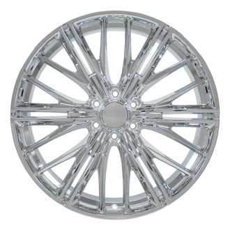 OE Wheels® - 6 W-Spoke Chrome 24x10 Alloy Factory Wheel - Replica