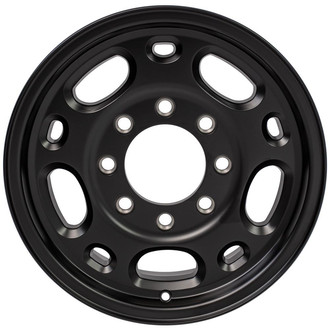 OE Wheels® - 10-Slot Satin Black 16x6.5 Alloy Factory Wheel - Replica