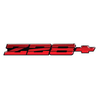 OER® - "Z28 with Bowtie" Red Rear Panel Emblem