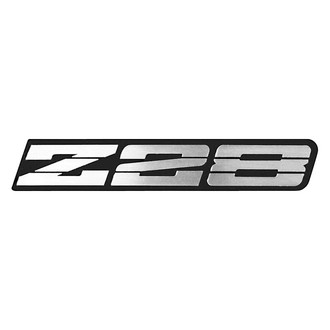 OER® - "Z28" Silver Metallic Rocker Panel Emblem