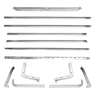 OER® - Rear Fold Down Seat Molding Set, 13 Psc