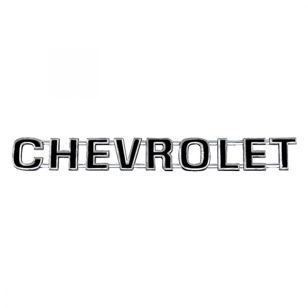 OER® - "Chevrolet" Chrome/Black Tailgate Emblem