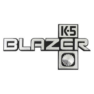 OER® 14026441 - "K5 BLAZER" Chrome Front Fender Emblem