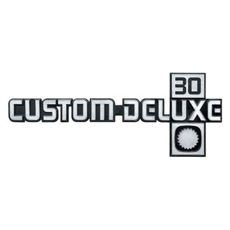 OER® - "Custom Deluxe 30" Front Fender Emblem