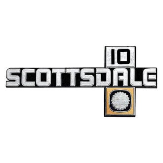 OER® 14026445 - "Scottsdale 10" Chrome Front Fender Emblem