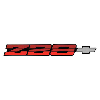 OER® - "Z28 with Bowtie" Red Rear Panel Emblem