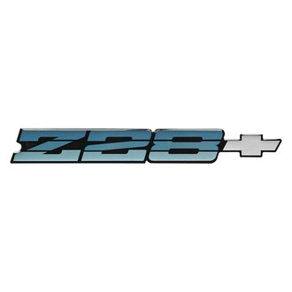 OER® - "Z28 with Bowtie" Blue Rear Panel Emblem