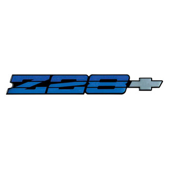 OER® - "Z28 with Bowtie" Blue Metallic Rear Panel Emblem