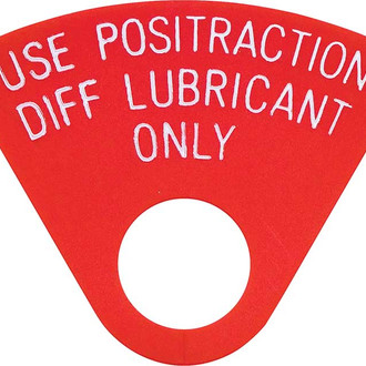 OER® - Red Rear End Positraction Tag