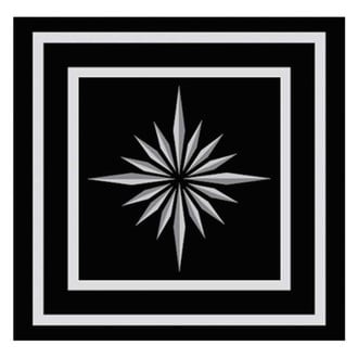 OER® - Black Seat Belt Emblem Set