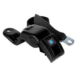 OER® - Front/Rear Seat Belt Assembly, Black with Gold Logo