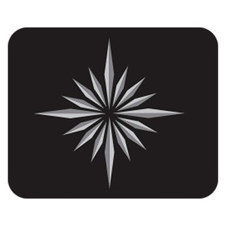 OER® - Silver/Black Seat Belt Emblem Set