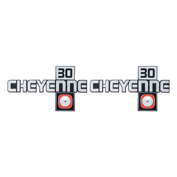 OER® - "Cheyenne 30" Chrome Front Fender Emblem