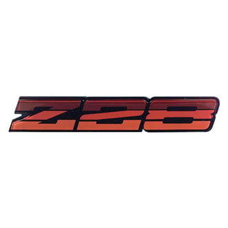 OER® - "Z28" Red Rocker Panel Emblem