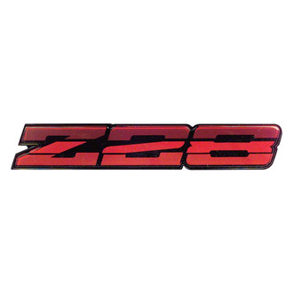 OER® - "Z28" Dark Red Rocker Panel Emblem