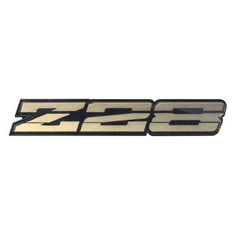 OER® - "Z28" Dark Gold Rocker Panel Emblem