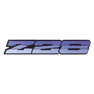 OER® - "Z28" Dark Blue Rocker Panel Emblem