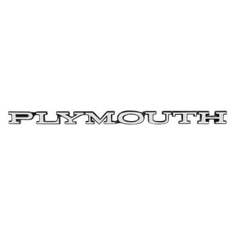 OER® - "Plymouth" Hood/Rear Deck Emblem