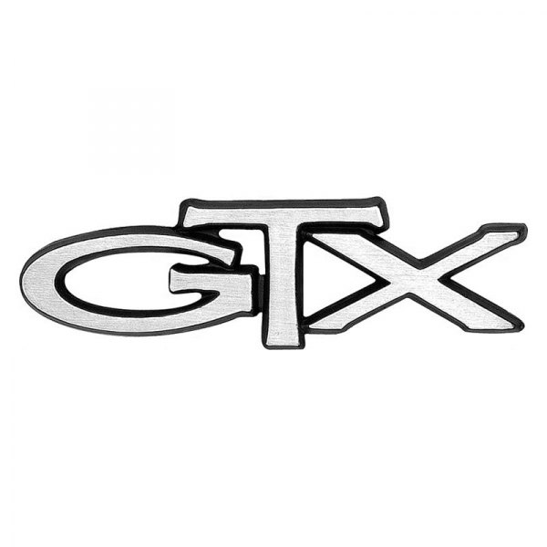 OER® - "GTX" Pin-On Style Trunk Lid/Rear Seat Emblem