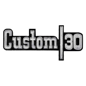 OER® - "Custom 30" Chrome Front Fender Emblem