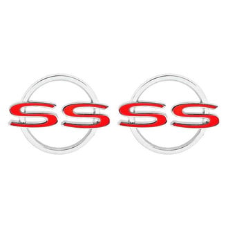 OER® - "SS" Chrome Quarter Panel Emblems