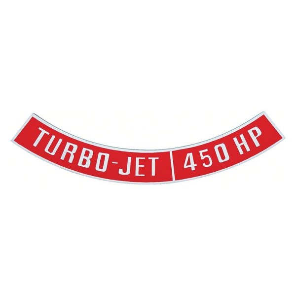 OER® - "Turbo-Jet 450 HP" Interior Air Cleaner Emblem
