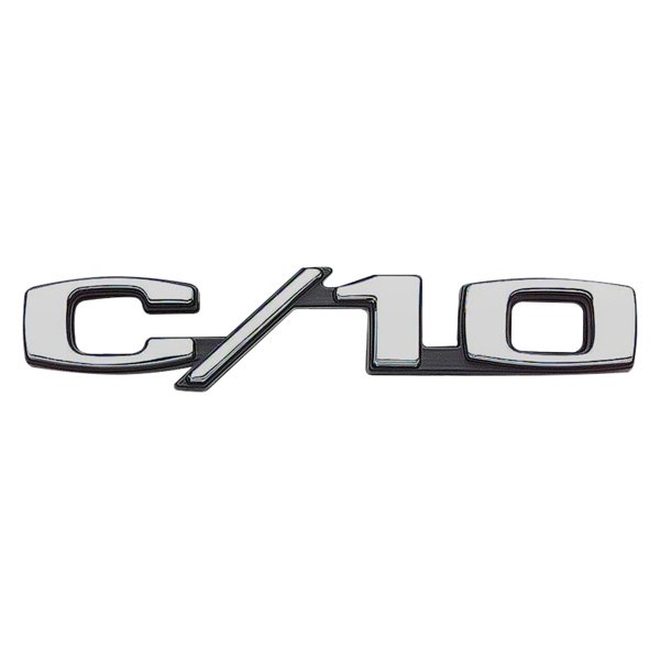 OER® - "C/10" Chrome Fender Emblems
