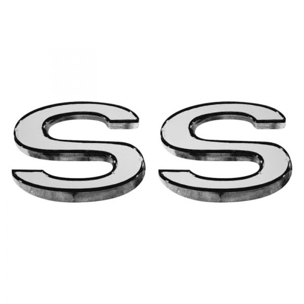 OER® - "SS" Letters Front Fender Emblem