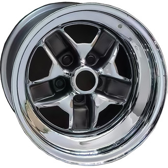 OER® - Super Stock III Chrome and Gray Painted 15x7 Steel Factory Wheel
