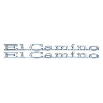 OER® - "El Camino" Chrome Quarter Panel Emblems