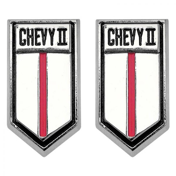 OER® - "CHEVY II" Door Panel Emblems