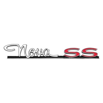 OER® - "Nova SS" Red Fender/Quarter Panel Emblem