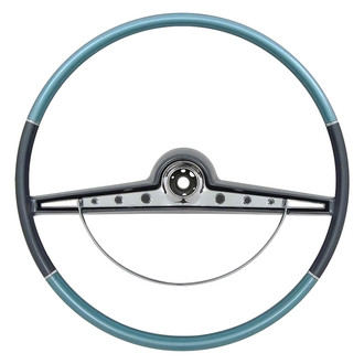 OER® - 2-Spoke Two-Tone Blue Steering Wheel with Horn Ring