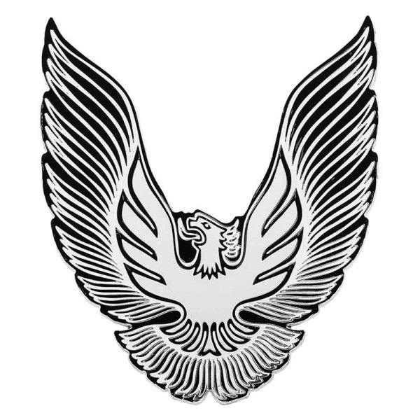 OER® - "Firebird" Silver Fuel Door Emblem