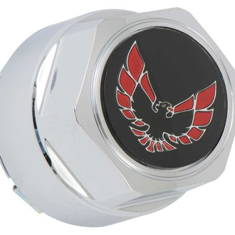 OER® - Chrome Wheel Center Cap With Red Bird Emblem