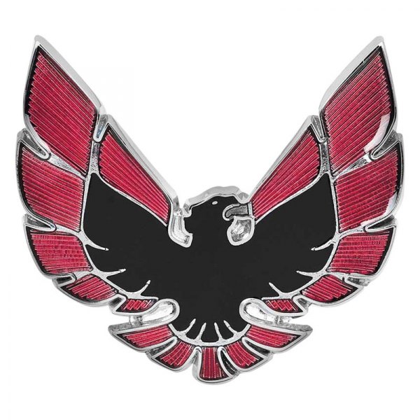 OER® 8704055 "Firebird" Red/Black/Chrome Rear Deck Lid Emblem