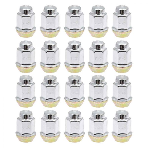 OER® - Chrome Cone Seat Flat Top Capped Lug Nuts