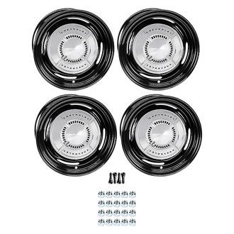 OER® - Dog Dish Style Black 14x7 Steel Factory Wheel Set