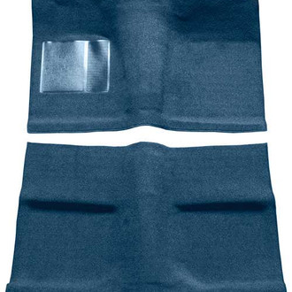 OER® - Ford Blue Molded Loop Replacement Front Carpet Kit