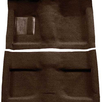 OER® - Dark Brown Molded Loop Replacement Passenger Area Carpet Kit