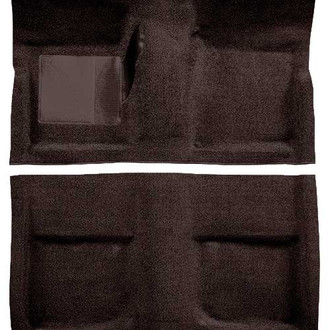 OER® - Dark Brown Molded Loop Replacement Passenger Area Carpet Kit