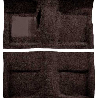 OER® - Dark Brown Molded Loop Replacement Passenger Area Carpet Kit