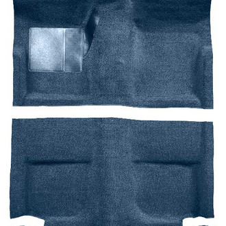 OER® - Ford Blue Molded Loop Replacement Passenger Area Carpet Kit