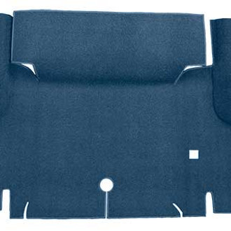 OER® - Medium Blue Molded Loop Replacement Trunk Area Carpet