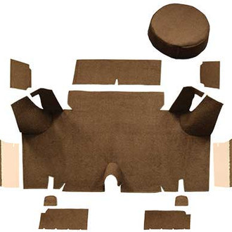 OER® - Medium Saddle Molded Loop Replacement Trunk Area Carpet with Boards