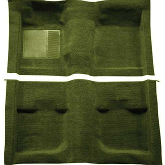 OER® - Green Nylon Loop Replacement Passenger Area Carpet Kit with Mass Backing
