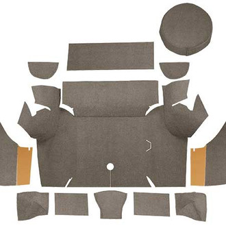 OER® - Parchment Molded Loop Replacement Trunk Area Carpet with Boards