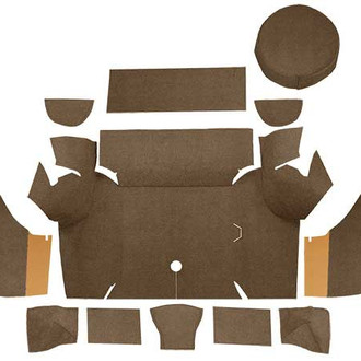 OER® - Medium Saddle Molded Loop Replacement Trunk Area Carpet with Boards
