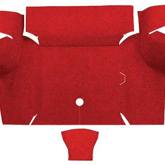 OER® - Red Molded Loop Replacement Trunk Area Carpet
